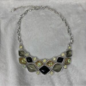 Dana Buchman Diamond Shaped Statement Necklace